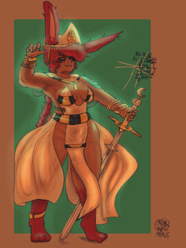 Izma the Bunny Cleric