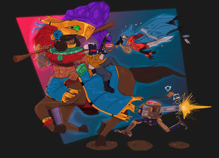 Itzel, Finn and Magnus on the Run